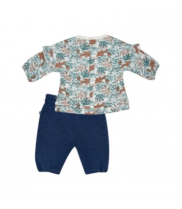 SWEAT PANTALON MAËLYS MOLLETON NAISSANCE Sucre Orge