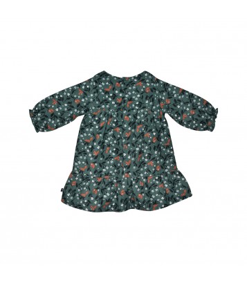 ROBE GILET SS MCHES MONA VELOURS COTELE BEBE Sucre Orge