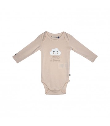 LOT DE 3 BODIES MAEL MANCHES LONGUES BEBE Sucre Orge