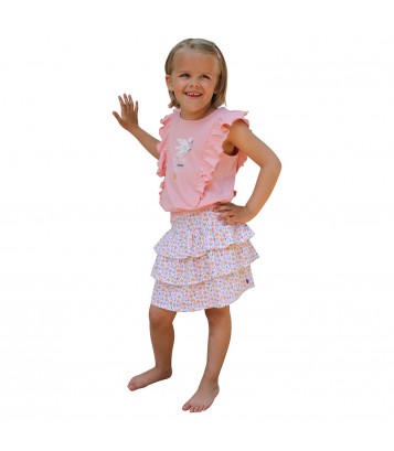 TEE SHIRT LOUISETTE SANS MANCHES ENFANT Sucre Orge