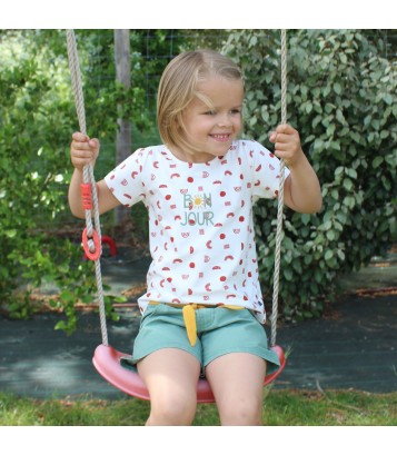 TEE SHIRT LILETTE MANCHES COURTES ENFANT Sucre Orge