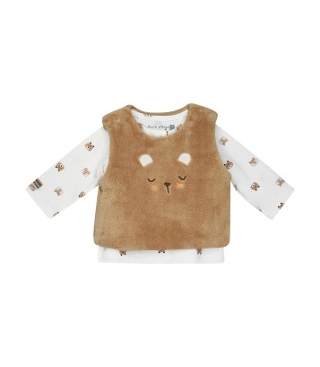 TSHIRT DEBARDEUR PANTALON SAMI Sucre Orge