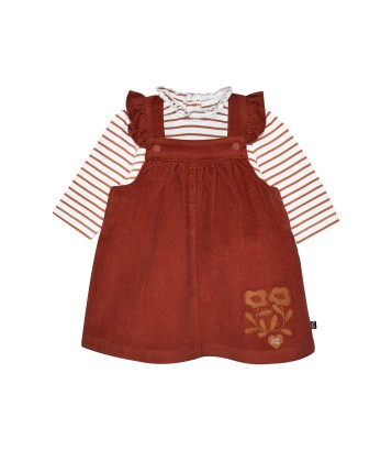 TSHIRT ROBE SALMA VELOURS COTELE Sucre Orge