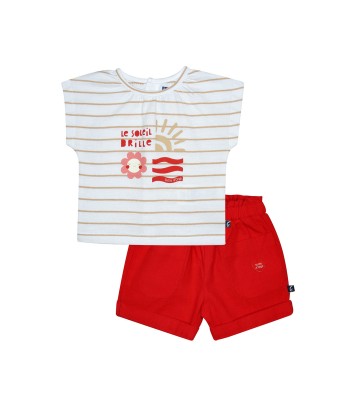 TSHIRT SHORT REGINE Sucre Orge