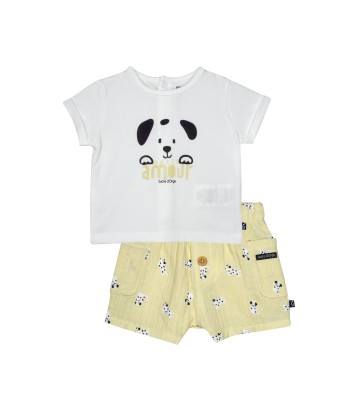 TSHIRT SHORT ROCKY Sucre Orge