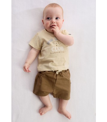 TSHIRT SHORT RODOLPHE Sucre Orge