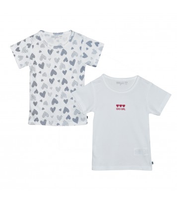 LOT DE 2 TEE SHIRTS DELPHINA Sucre Orge