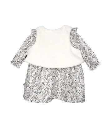 ROBE GILET S/S MCHES SOPHIE Sucre Orge