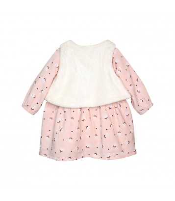 ROBE GILET S/S MCHES PAMELA Sucre Orge
