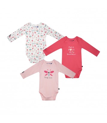 LOT DE 3 BODIES GALATEE Sucre Orge