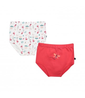 LOT DE 2 CULOTTES GODELEINE BEBE Sous vetement body bebe VETEMENTS 0 2 ANS Bebe Sucre d Orge