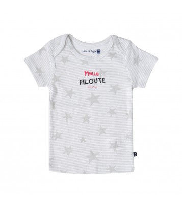 LOT DE 2 TEE SHIRTS FILLE ERMANDA Sucre Orge