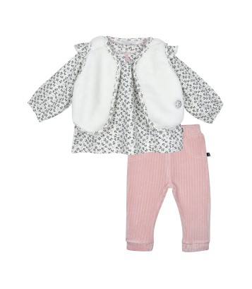 TUNIC LEGGING GILET S/S MCHES SANDY Sucre Orge