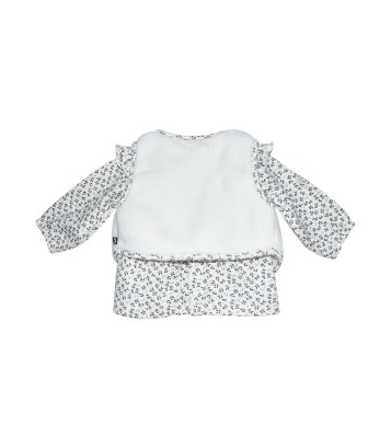 TUNIC LEGGING GILET S/S MCHES SANDY Sucre Orge