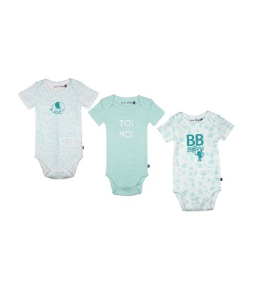 LOT DE 3 BODIES RAMZI Sucre Orge