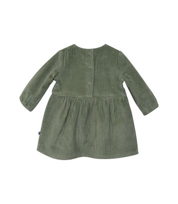 ROBE SIMONE VELOURS COTELE MANCHES LONGUES  Sucre Orge