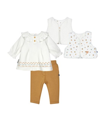 TUNIC JEGGING GILET S/S MCHES SANTA Sucre Orge