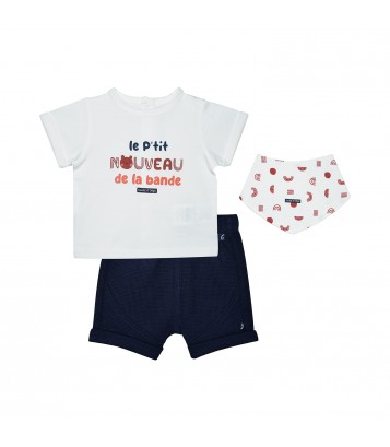 TSHIRT SHORT BAVOIR LEE MAILLE NAISSANCE Sucre Orge