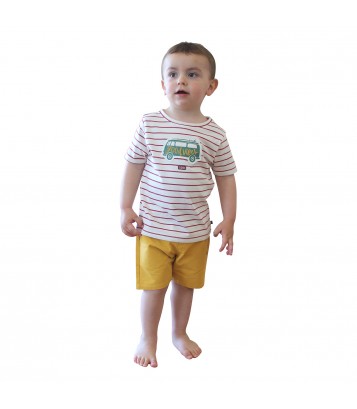 SHORT LENAEL TWILL ENFANT Sucre Orge