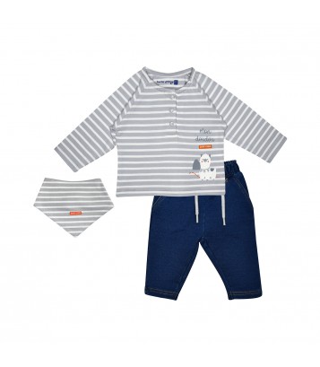 TSHRT PANTALON BAVOIR PIERRY Sucre Orge