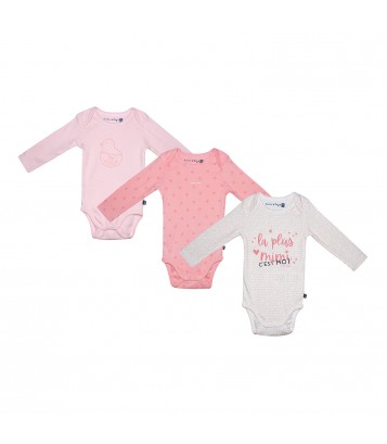 LOT DE 3 BODIES PANDORETTE Sucre Orge