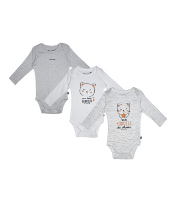 LOT DE 3 BODIES STOMMY Sucre Orge