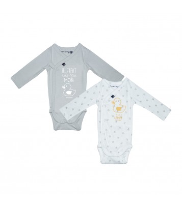 LOT DE 2 BODIES PETIA Sucre Orge