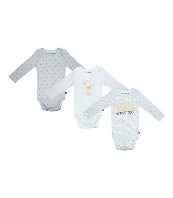 LOT DE 3 BODIES PAULALEX Sucre Orge