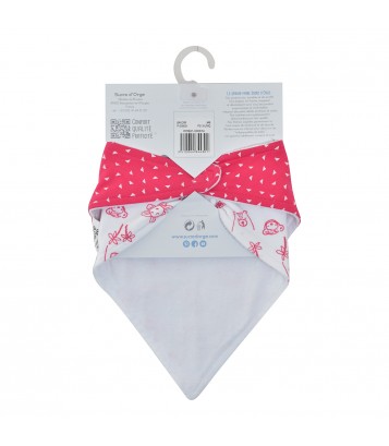 LOT DE 2 BAVOIRS BANDANAS ERICA Sucre Orge