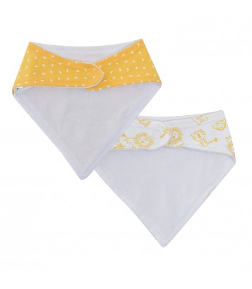 LOT DE 2 BAVOIRS BANDANAS ERVIN Sucre Orge