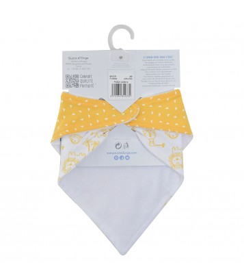LOT DE 2 BAVOIRS BANDANAS ERVIN Sucre Orge