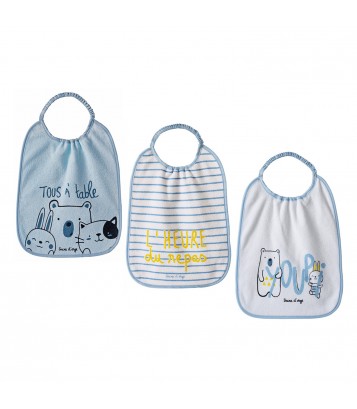 LOT DE 3 BAVOIRS ELASTIQUE BRIAC Sucre Orge