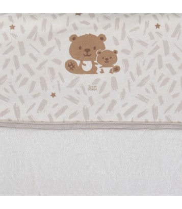 HOUSSE DE MATELAS A LANGER OCELOT Sucre Orge