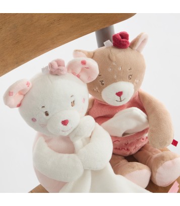 DOUDOU MOUCHOIR XL SOURIS ROSIA Sucre Orge