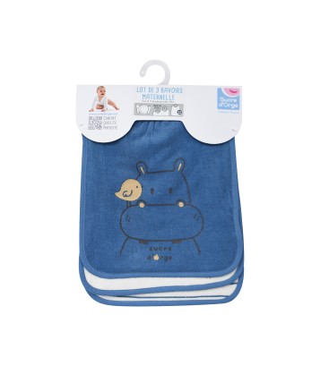 LOT DE 3 BAVOIRS ELASTIQUE REX Sucre Orge