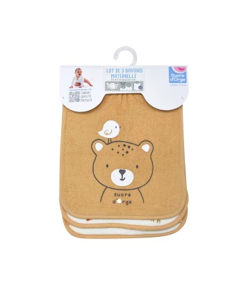 LOT DE 3 BAVOIRS ELASTIQUE REYDA Sucre Orge