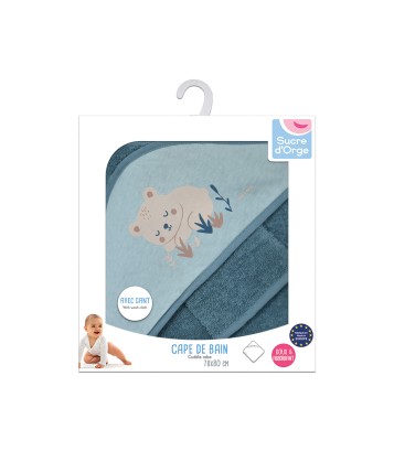 CAPE DE BAIN AVEC GANT SANDER Sucre Orge
