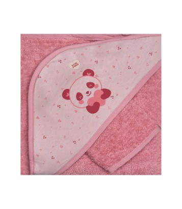 CAPE DE BAIN AVEC GANT SILANE Sucre Orge