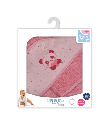 CAPE DE BAIN AVEC GANT SILANE Sucre Orge