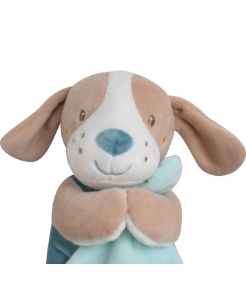 DOUDOU MOUCHOIR CHIEN VELOURS DOUX Sucre Orge