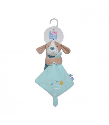 DOUDOU MOUCHOIR CHIEN VELOURS DOUX Sucre Orge