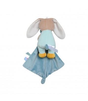 DOUDOU MOUCHOIR XL LAPIN VELOURS DOUX Sucre Orge