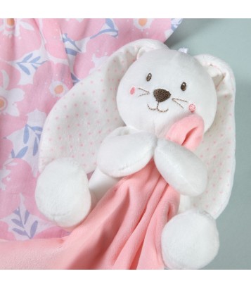DOUDOU MOUCHOIR XL LAPIN Sucre Orge