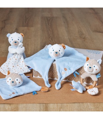 DOUDOU MOUCHOIR OURS Sucre Orge