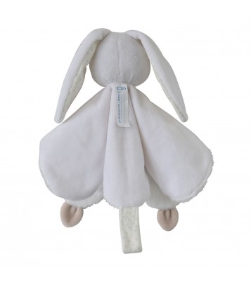 DOUDOU SOUPLE XL LAPIN ACCROCHE TETINE Sucre Orge