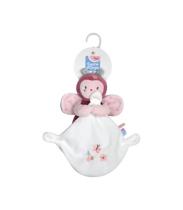 DOUDOU MOUCHOIR COCCINELLE SAVINA Sucre Orge