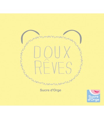 LOT DE 2 BODIES BEBE JAUNE/IMPRIME Sucre Orge
