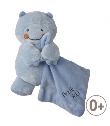 DOUDOU MOUCHOIR PETIT YETI Sucre Orge