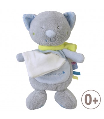 DOUDOU MOUCHOIR CHAT Sucre Orge