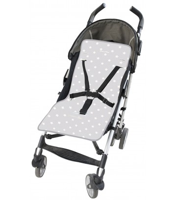 MATELAS DE POUSSETTE GRIS IMPRIME Sucre Orge